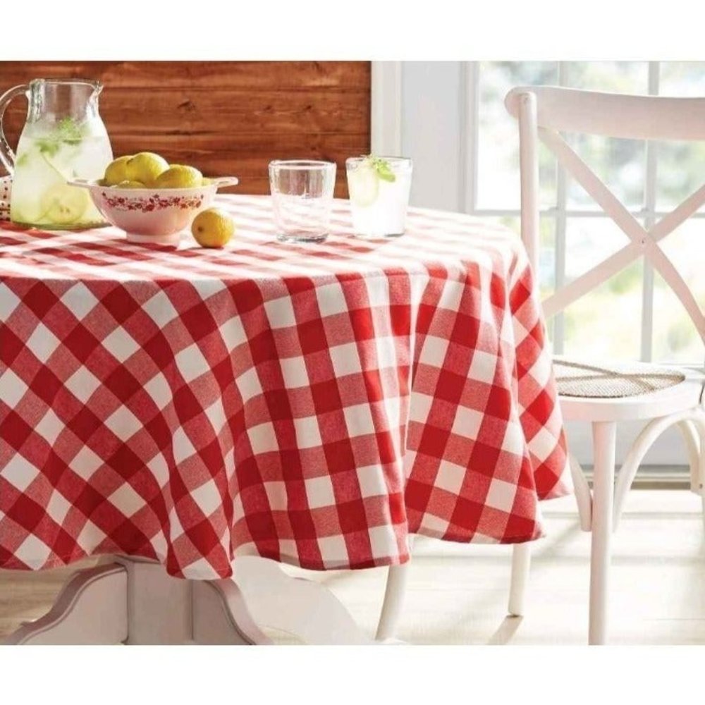 Pioneer Woman Charming Check Table Cover